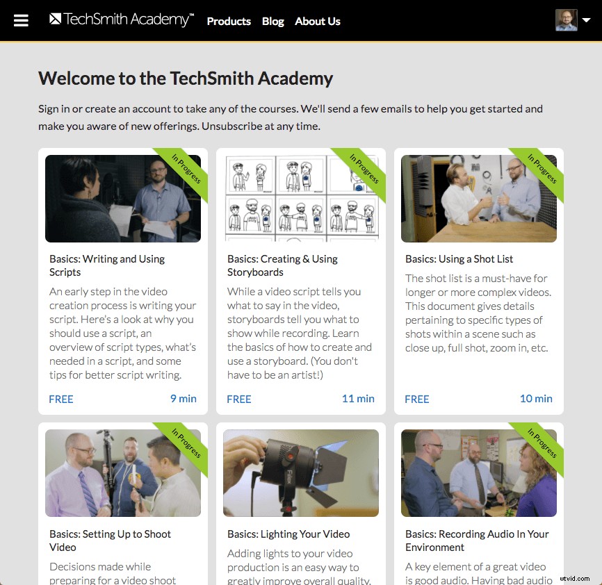 TechSmith Academy: Master Visual Communication and Video Creation