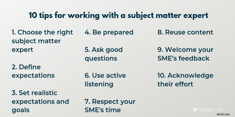 Video Creators  Essential Guide to Collaborating with Subject Matter Experts