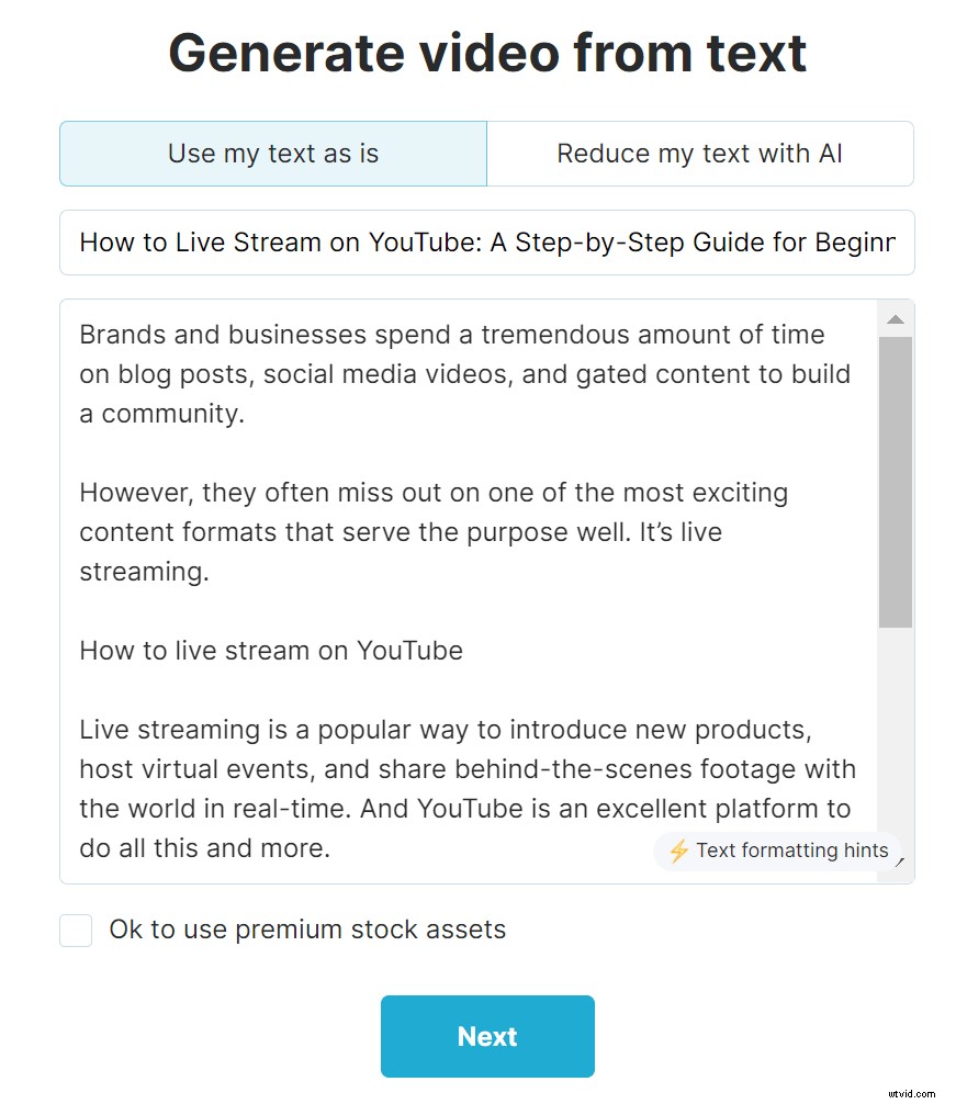 Effortlessly Convert Text to Stunning Videos Online with AI