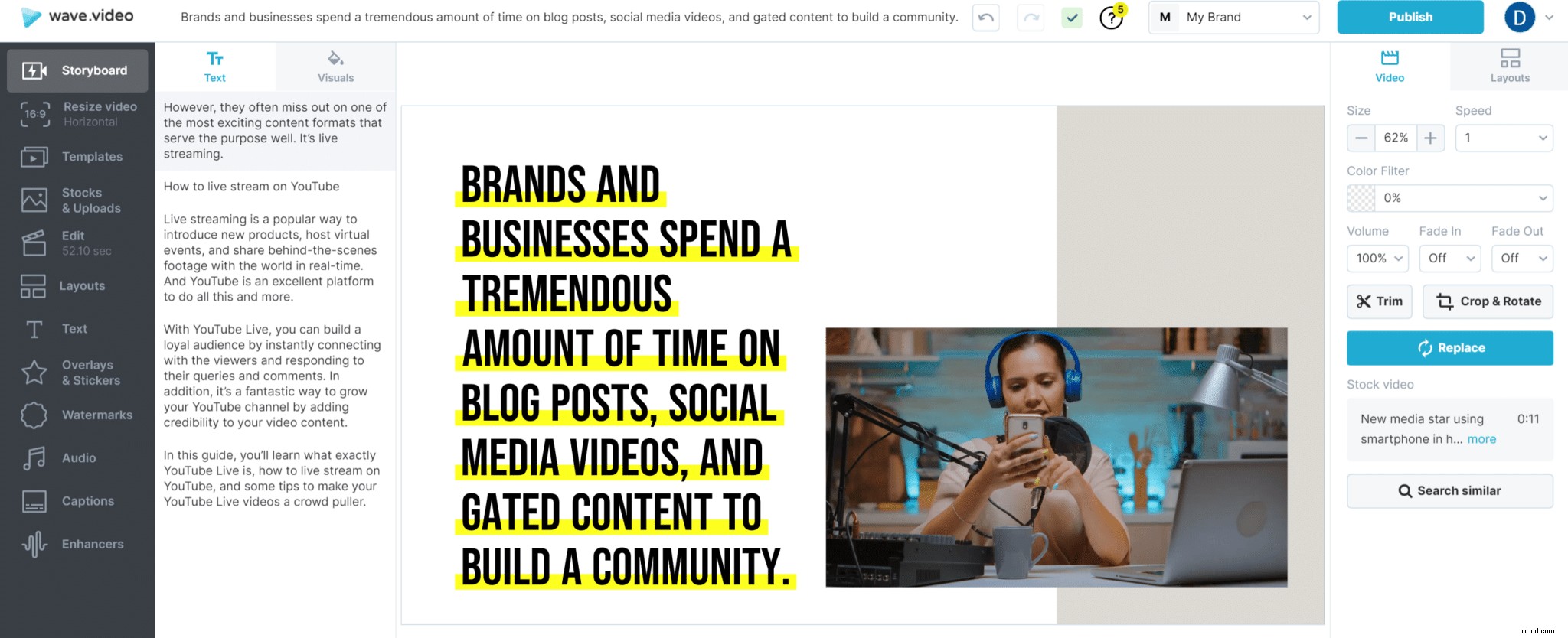 Effortlessly Convert Text to Stunning Videos Online with AI