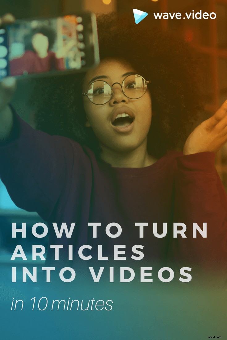 Transform Articles into Engaging Videos in Just 10 Minutes