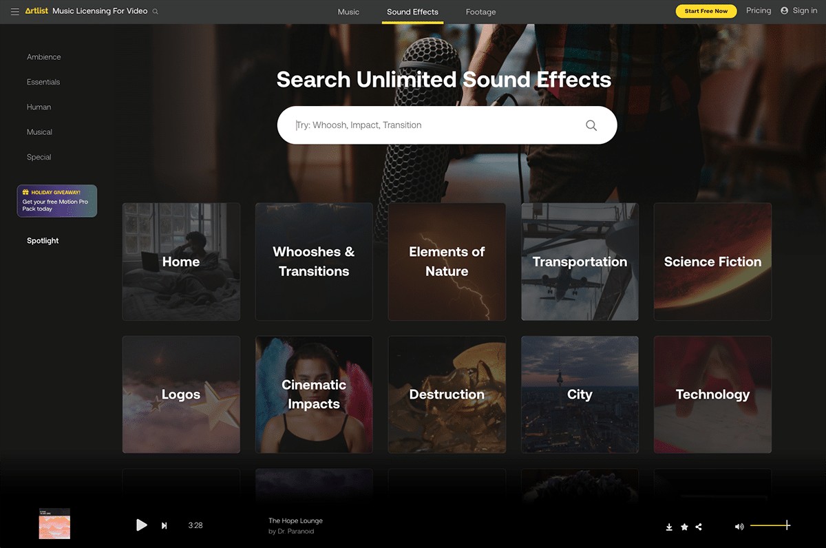 Top 20 Free Sound Effects Websites for Videos, Games & Projects