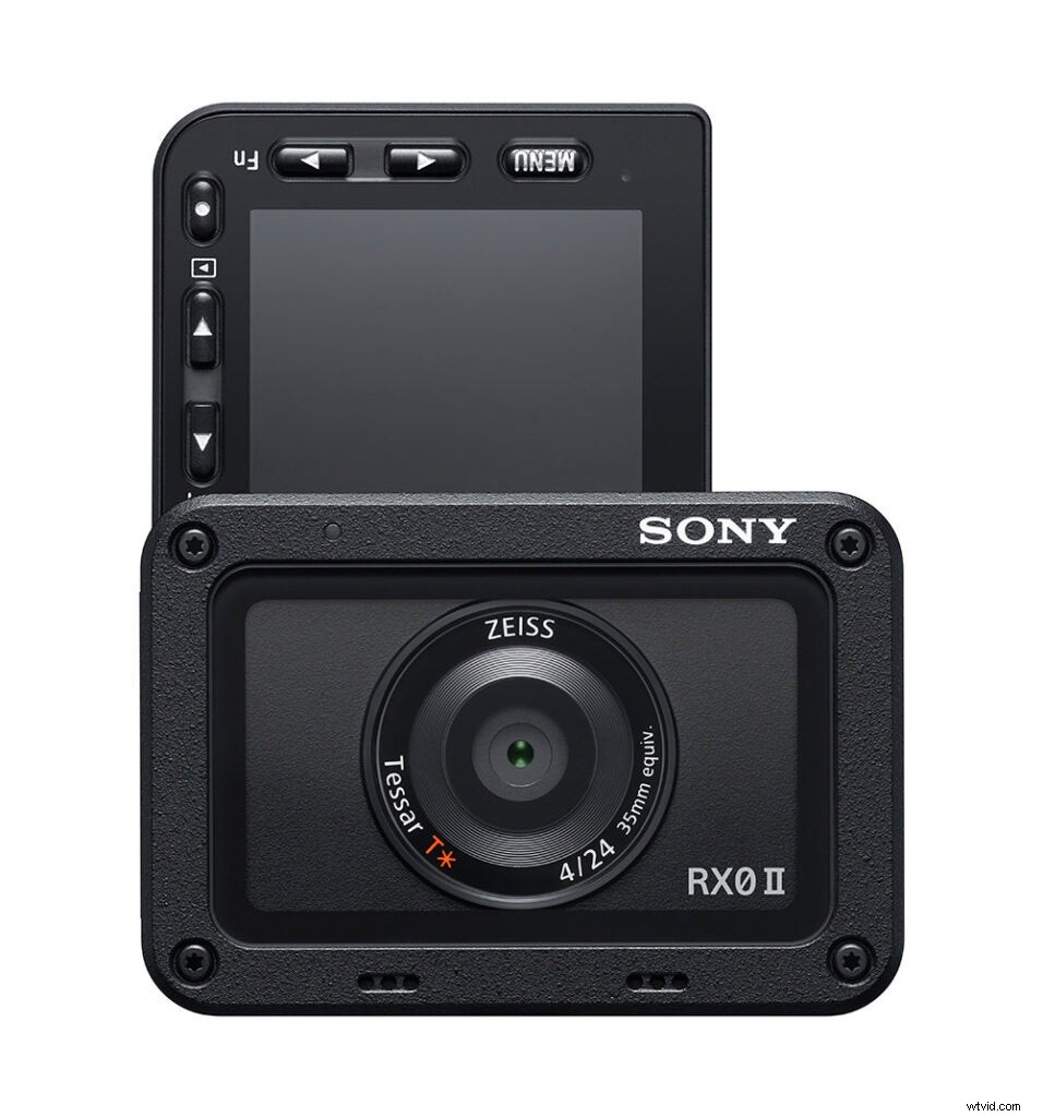 Sony RX0 II: Rugged Action Camera with 4K Video, Tilting LCD, and Stabilization