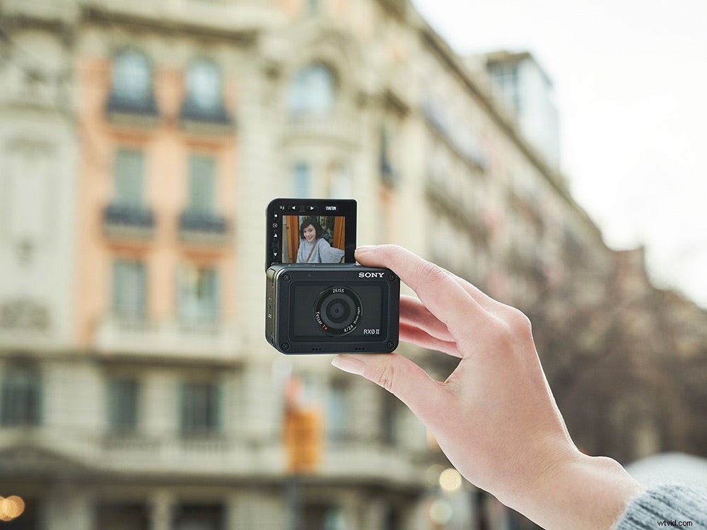 Sony RX0 II: Rugged Action Camera with 4K Video, Tilting LCD, and Stabilization