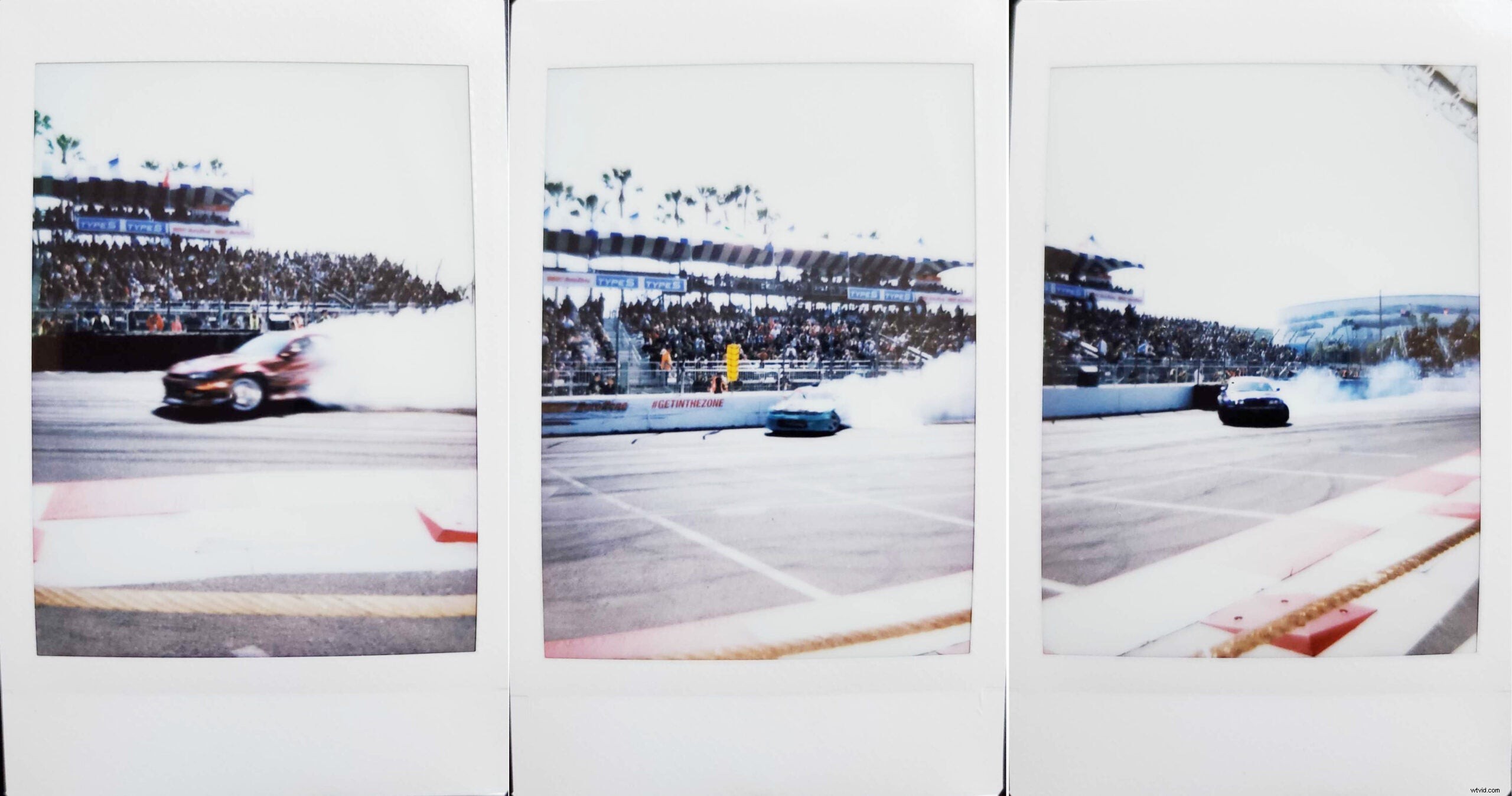Capturing Epic Formula Drift Action with Instant Cameras
