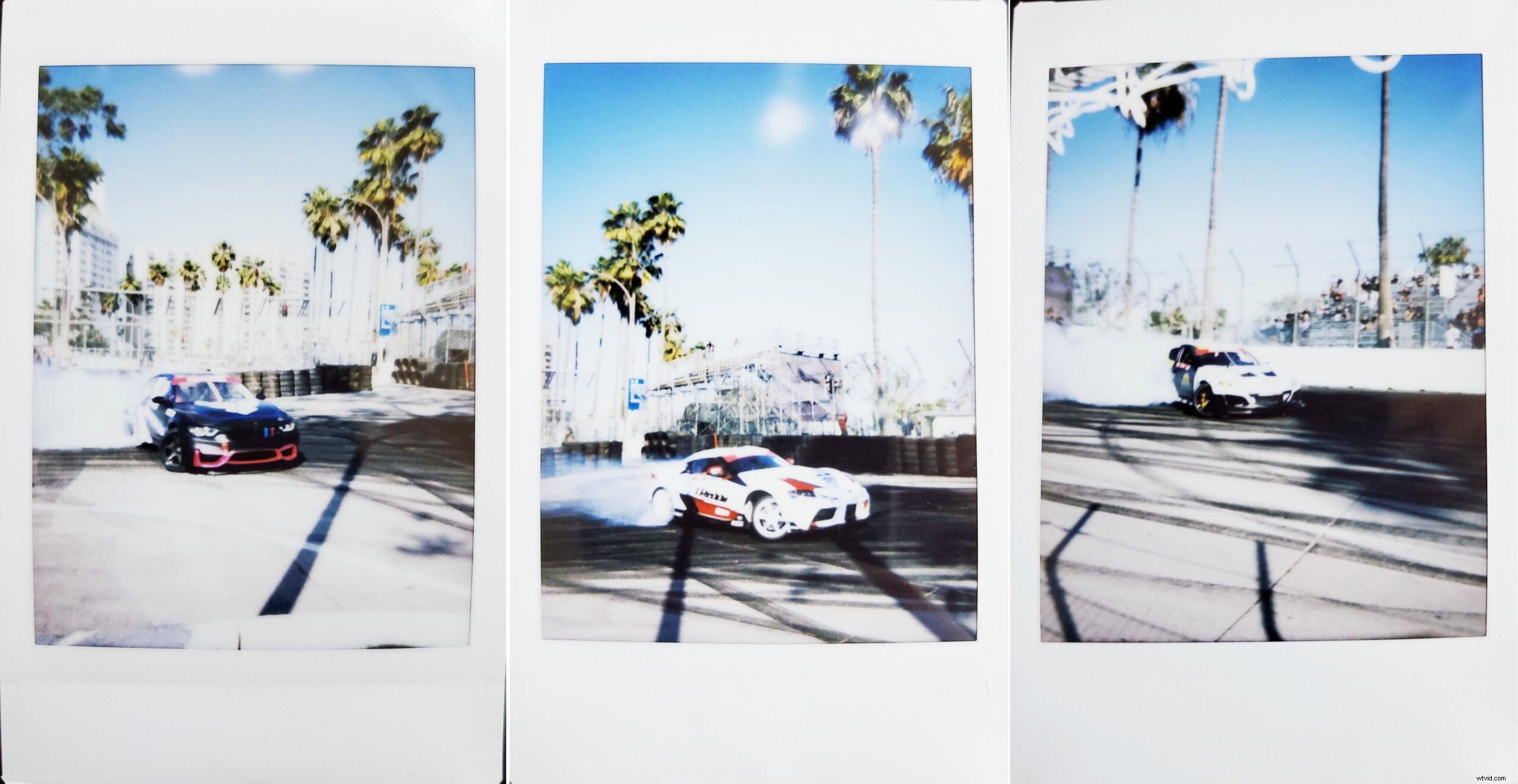 Capturing Epic Formula Drift Action with Instant Cameras