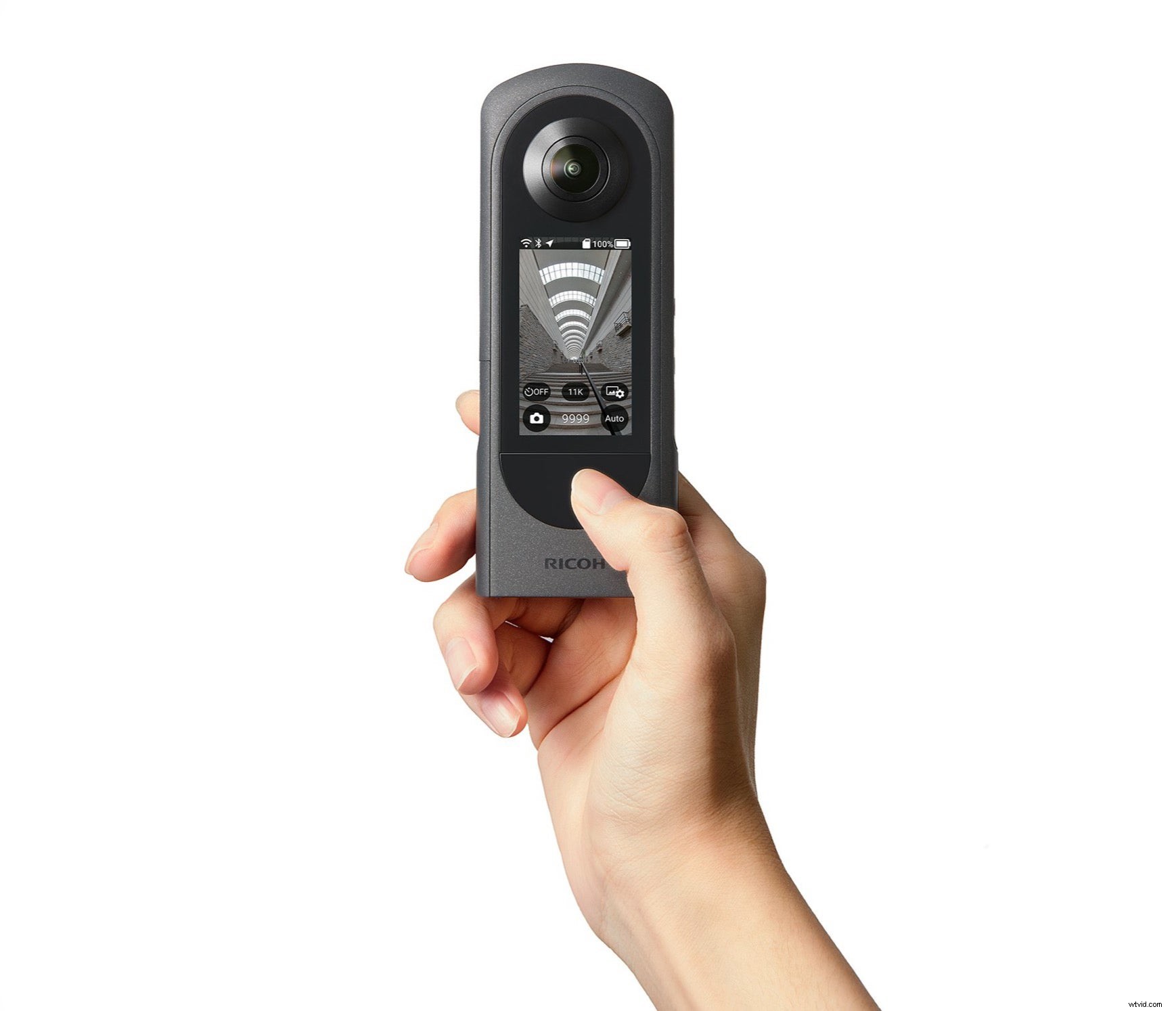 Ricoh Theta X: Revolutionary 360° Camera with Touchscreen, Swappable Batteries & MicroSD Slot