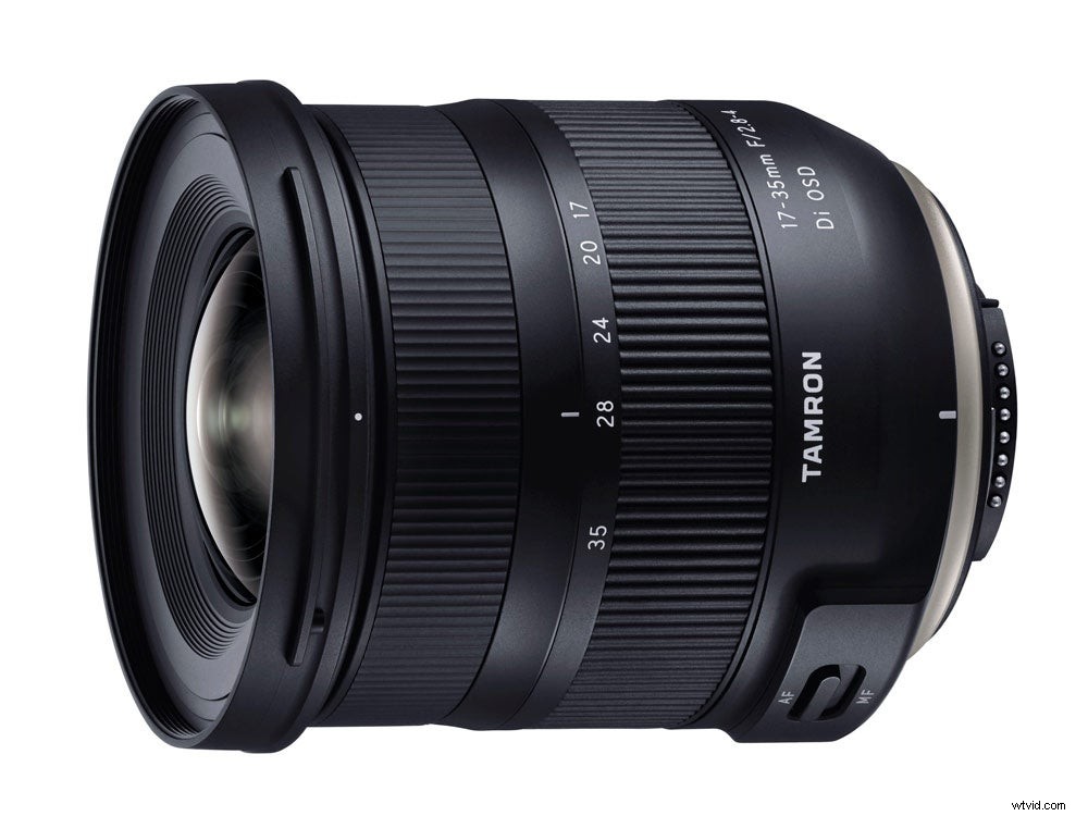 Tamron 17-35mm f/2.8-4 Di OSD: Smallest and Lightest Ultra-Wide Lens for Full-Frame Canon & Nikon