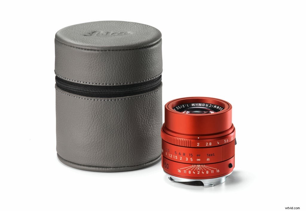 Leica APO Summicron-M 50mm f/2 ASPH Lens Now Available in Striking Red