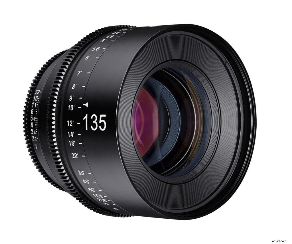 Rokinon Expands Xeen Cinema Lineup with New 135mm T2.2 Lens