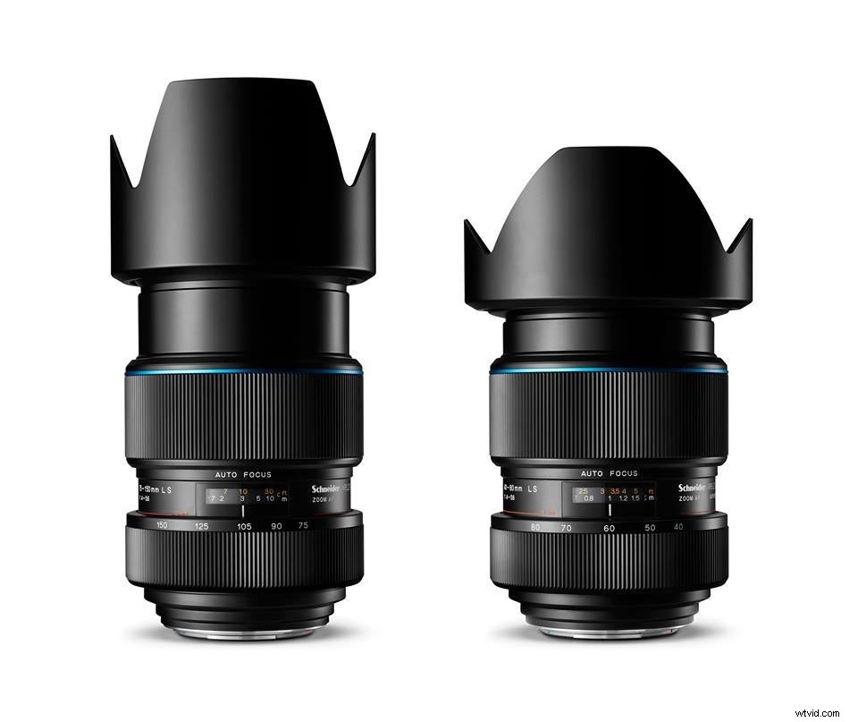 Phase One Unveils Premium Blue Ring Schneider Kreuznach 40-80mm & 75-150mm Zoom Lenses for Medium Format Cameras