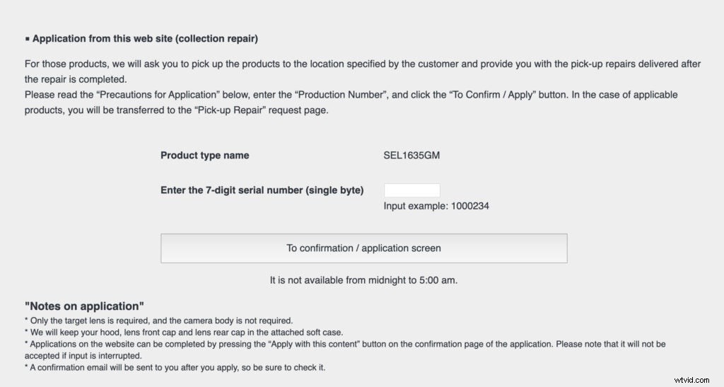 Sony Warns: FE 16-35mm F/2.8 GM Lenses (Serials 1800502-1823192) May Cause Camera Screen Malfunctions