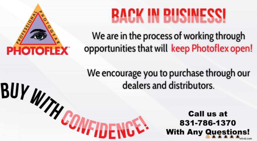 Photoflex Photo Accessories Back in Business? Latest Updates on Brand Revival