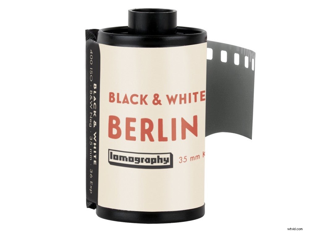 Lomography Berlin Kino: Premium 35mm 400 ISO Monochrome Film from Recycled Cine Stock