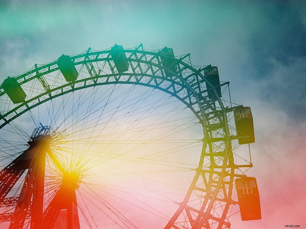Discover Dubblefilm s Vibrant Rainbow Pre-Exposed Film