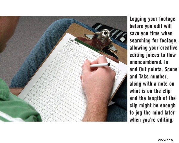 Overcoming the Video Editing Log Jam: Mastering Logging and Capturing Footage