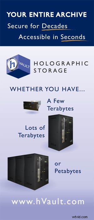 NAB 2012: hVault s Holographic Storage Revolutionizes Video Archiving