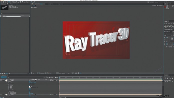 Master 3D Raytracing in After Effects: Beyond 2.5D Animations