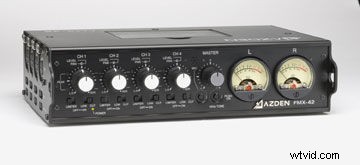 Azden Officially Unveils FMX-42 Field Mixer: 4-Channel XLR Powerhouse