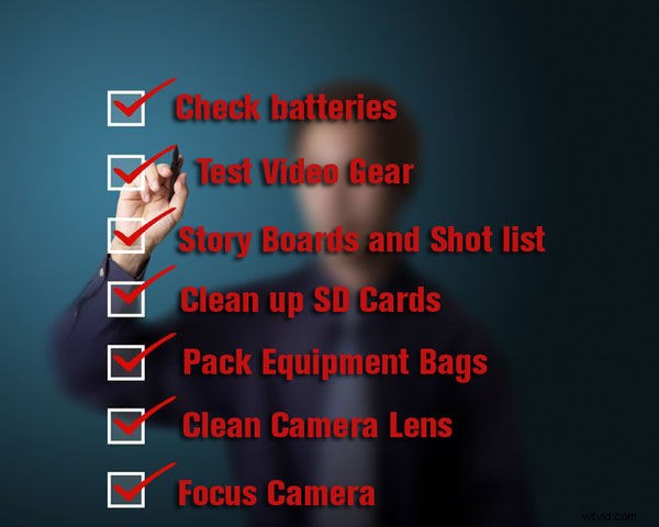 7 Essential Pre-Shoot Checklist Items for Flawless Video Production