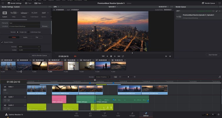 DaVinci Resolve 15 Crash Course Part 5: Mastering the Delivery Page