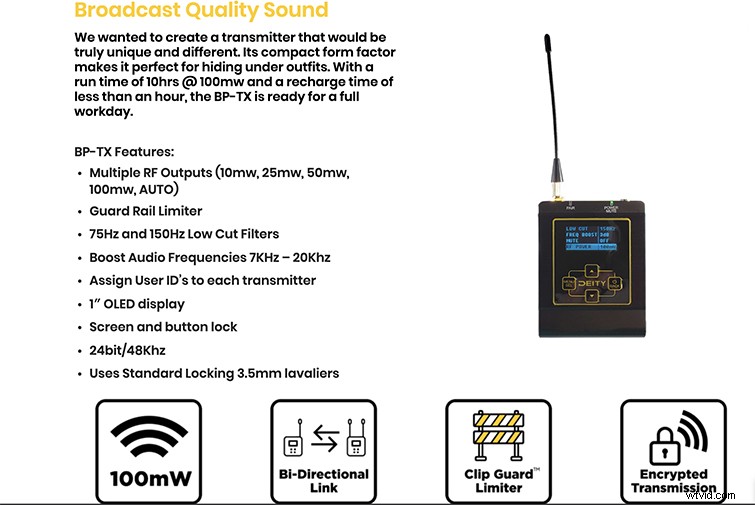 Deity Microphones Debuts Revolutionary 2.4GHz Wireless Audio System at NAB 2019