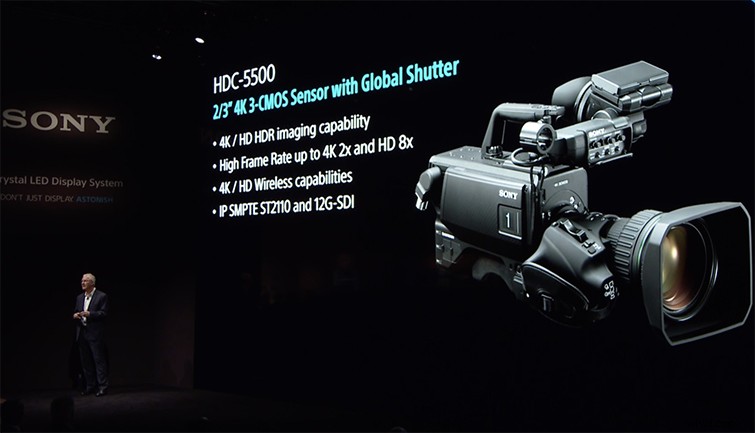NAB 2019: Sony Unveils HDC-5500 – Powerful 4K Broadcast Camera with Global Shutter