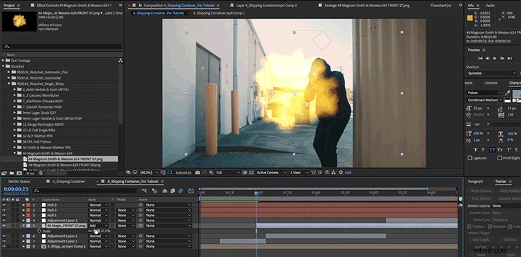 Create Realistic Shootout Scenes in After Effects: Free Muzzle Flashes & Sparks