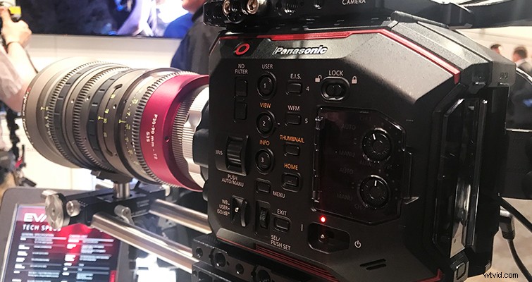 NAB 2018: Panasonic Demonstrates EVA1 s Exceptional Low-Light Performance