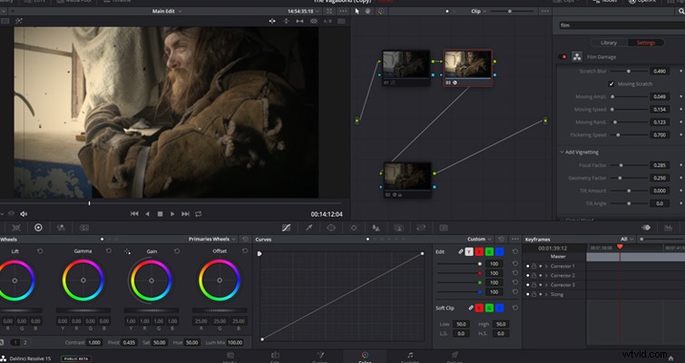 Master Lens Reflections and Film Damage Effects in DaVinci Resolve 15