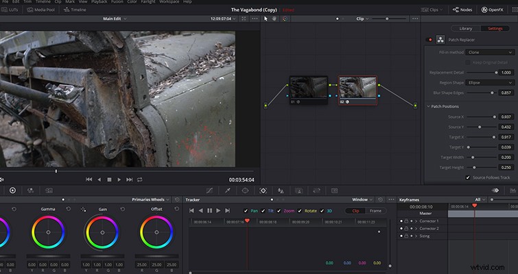 How to Remove Unwanted Elements from Footage with DaVinci Resolve 15 s Patch Replacer