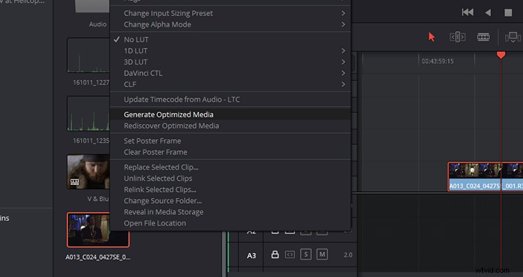 DaVinci Resolve Tip: How to Use Optimized Media for Smooth Playback Performance