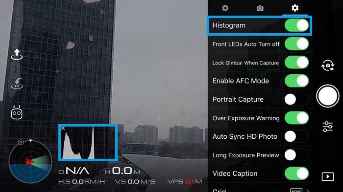 How to Enable and Use Histograms in DJI GO 4 for Perfect Exposure