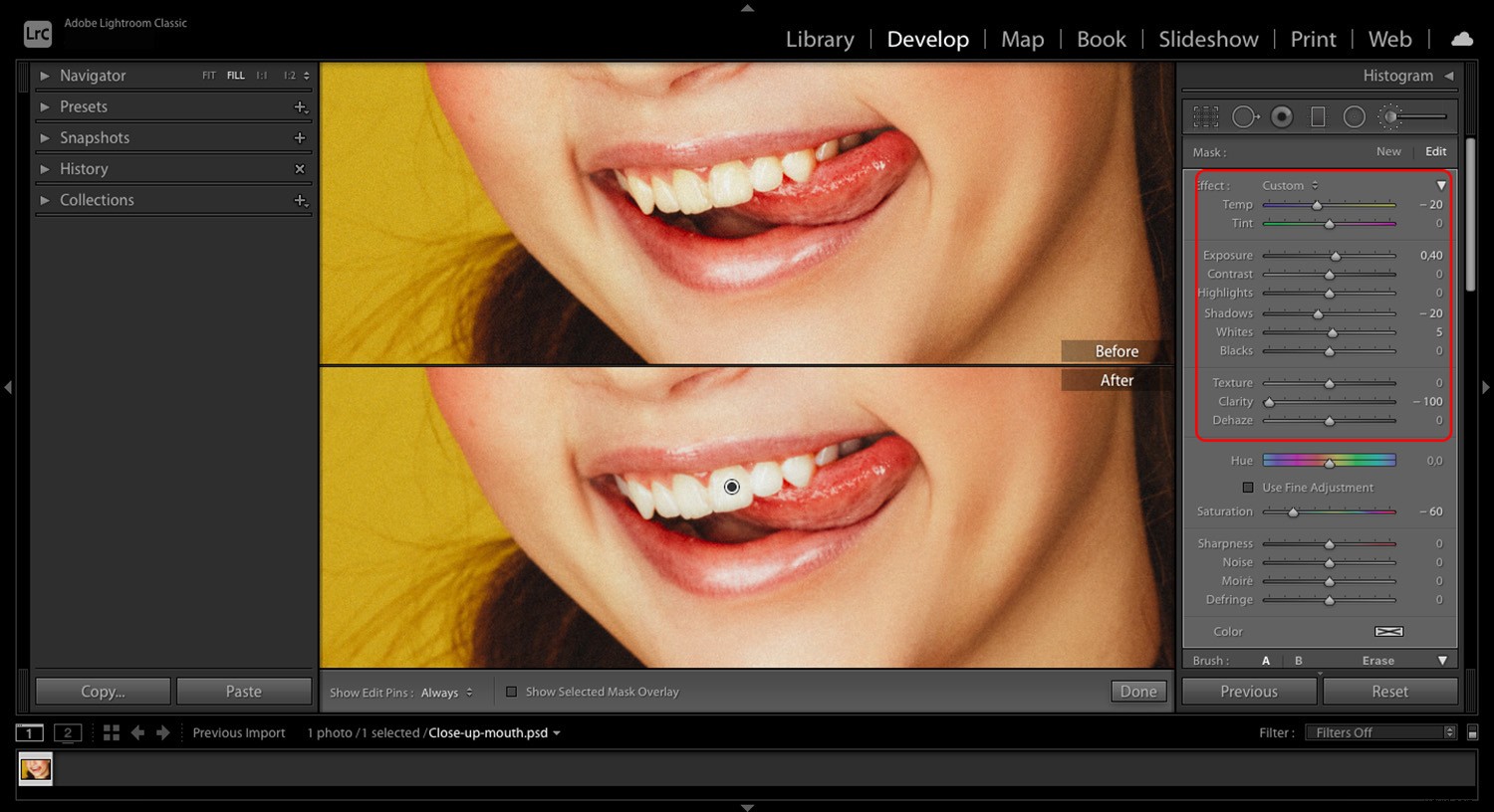Effortlessly Whiten Teeth in Lightroom: Pro Step-by-Step Guide