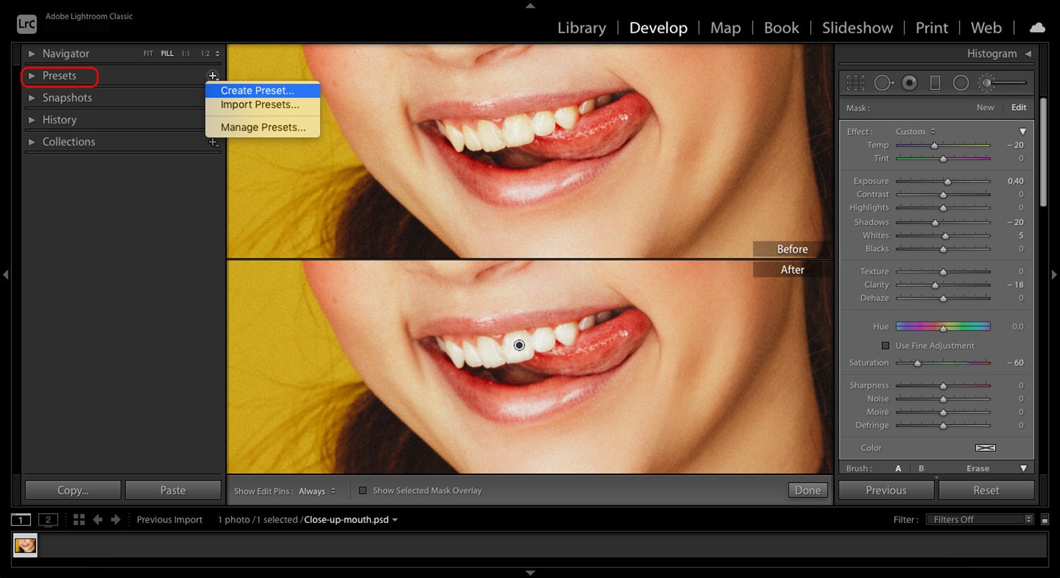 Effortlessly Whiten Teeth in Lightroom: Pro Step-by-Step Guide