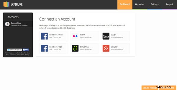 Expojure: Effortlessly Upload Photos to Facebook, Google+, Flickr, 500px & More