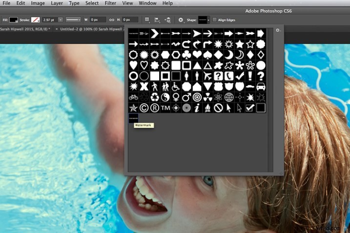 Create Professional Custom Watermarks in Photoshop Using Shapes
