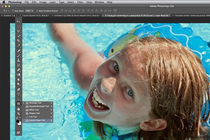 Create Professional Custom Watermarks in Photoshop Using Shapes