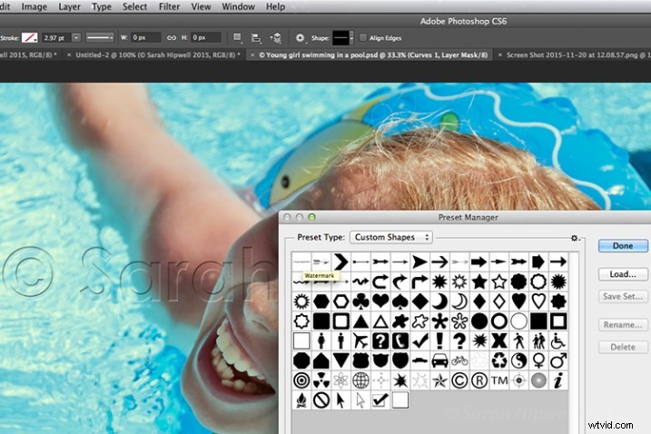 Create Professional Custom Watermarks in Photoshop Using Shapes