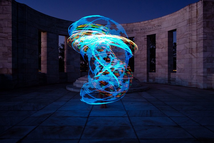 Master Stunning Light Painting: Create Mesmerizing Images with an Illuminated Hula Hoop