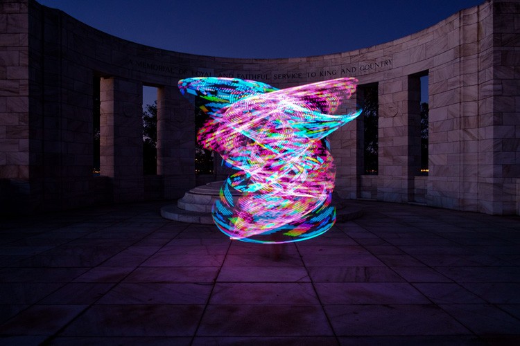 Master Stunning Light Painting: Create Mesmerizing Images with an Illuminated Hula Hoop