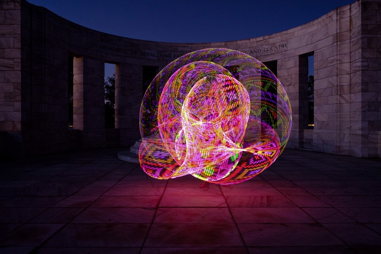 Master Stunning Light Painting: Create Mesmerizing Images with an Illuminated Hula Hoop
