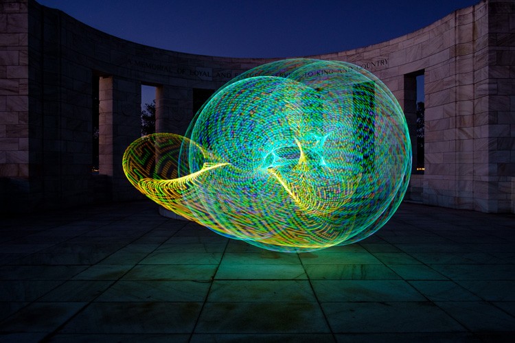 Master Stunning Light Painting: Create Mesmerizing Images with an Illuminated Hula Hoop