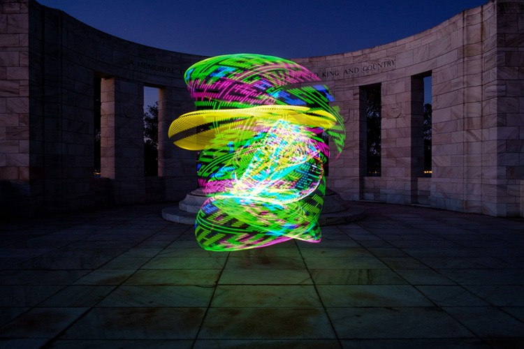Master Stunning Light Painting: Create Mesmerizing Images with an Illuminated Hula Hoop