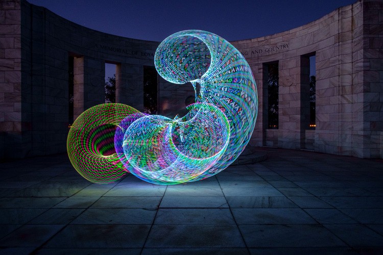 Master Stunning Light Painting: Create Mesmerizing Images with an Illuminated Hula Hoop