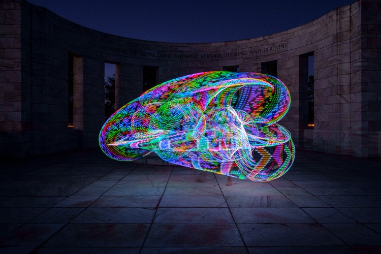 Master Stunning Light Painting: Create Mesmerizing Images with an Illuminated Hula Hoop