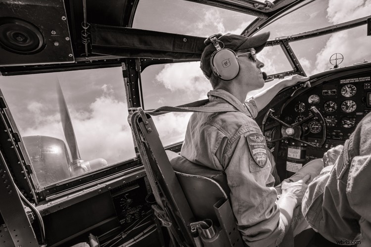 Elevate Your Photography: Capture Stunning Shots from a Historic WWII B-25 Bomber Flight