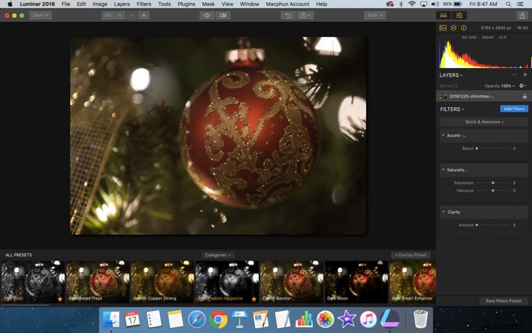 Effortlessly Enhance Holiday Photos with Luminar’s Accent AI Filter: Quick Guide