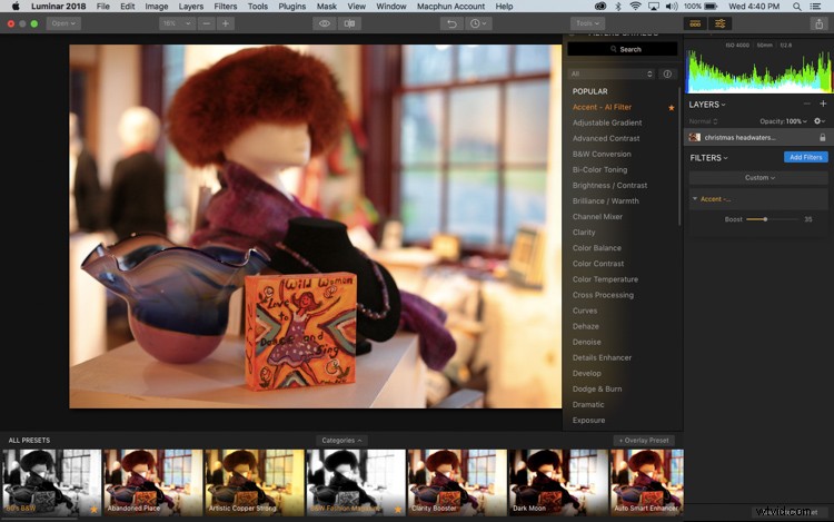 Effortlessly Enhance Holiday Photos with Luminar’s Accent AI Filter: Quick Guide