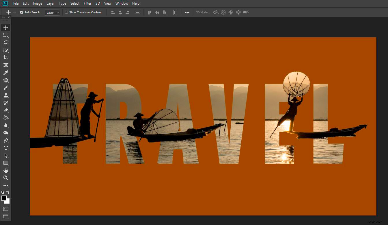 Photoshop Tutorial: How to Seamlessly Place an Image Inside Text